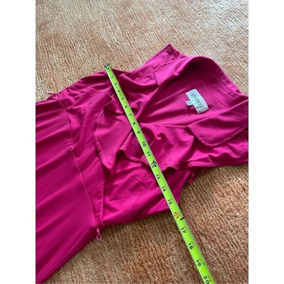 STUDIO 1 Pink faux wrap dress Size 6 - Picture 3 of 9